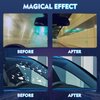 Galitoon Car Glass Oil Film Cleaner, Car Glass Cleaner with Sponge, Glass Cleaner for Home and Auto Cleaning, Water Spot Remover for Glass Surfaces, Easily Restore Glass Clarity(180g)