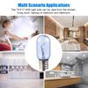 297048600 241552802 Refrigerator Light Bulb Replacement Compatible with Frigidaire Whirlpool KitchenAid Electrolx Kenmore Fridge Light Bulbs-T8 E17 40W (2 Pack)