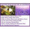 Olivia Care Lavender Bar Soap- Natural, Organic & Vegan - For Face & Body. Cold-Pressed Triple -Milled. Hydrating, Moisturizing. Infused Calcium & Vitamins - 5 OZ