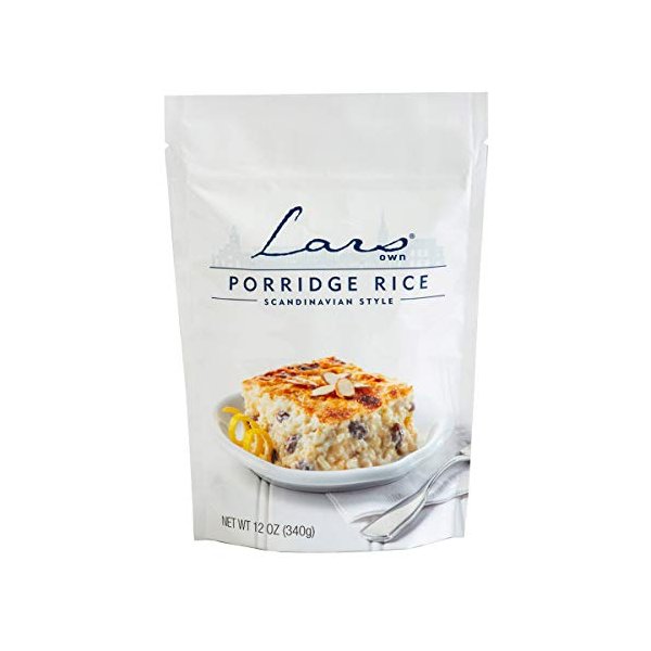 Lars Own Scandinavian Style Porridge Rice for Rice Pudding 12 oz
