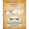 Original Corvette Patent Art Prints - Set of Four Photos (8x10) Unframed - Makes a Great Man Cave Decor and Gift Under $20 for Corvette Owners and Car Enthusiasts