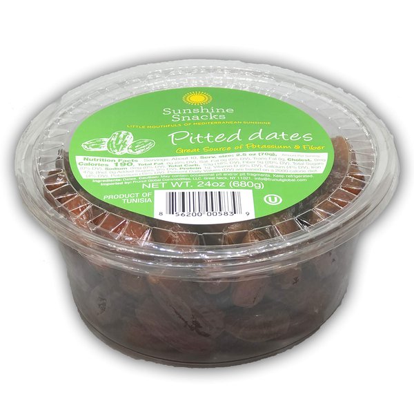 Pitted Date (Premium Quality) (24 OZ) - Sunshine Snacks - No Sugar Added