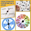 AOZUO 50Pcs Arrow Game Spinners, Wheel of Fortune Board Game, Table Spinner Black Arrow Game Assorted Set of 3-inch Plastic Spinner Game Pieces for DIY Party School Classroom Home Using Board Spinner