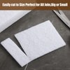 20 Pieces White Scrubbing Pad Non Woven Pads Scouring Pad Non Scratch Multipurpose Scouring Sponge Abrasive Hand Pad Multi Surface Scrubber Pads for Cleaning Polishing (4 x 6 Inch)