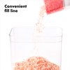 OXO Good Grips POP Container – Airtight 1.7 Qt for Coffee and More Food Storage, Rectangle, Clear