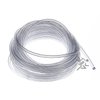 OnFireGuy 1/16" x 15' (Feet) Medium Size Clear Vinyl Tubing for Fishing Lure Treble Hook Protectors