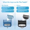 Clipper Guards Set Fits for Most Wahl Clippers and Babyliss FX870, Color Coded Clipper Guides Replacement - 1/16" to 3/16", 4 Piece Set