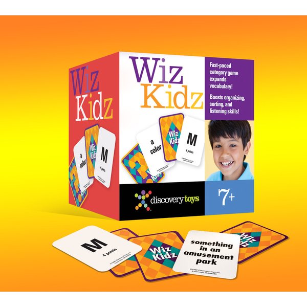 WIZ KIDZ Categories Family Card Game in Travel Box by Discovery Toys