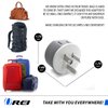 OREI Australia, New Zealand, China Power Plug Adapter with 2 USA Inputs - Travel 3 Pack - Type I (US-16) Safe Grounded Use with Cell Phones, Laptop, Camera Chargers, CPAP, and More