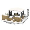 General Jim's WW2 'The Front Line' Military Base Snow Series Bunkers Fort Scene Building Block Set with Corner Watchtower Bunkers Command Center