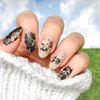 Maniology Moo-velous Nail Stamping Plate, Cow Spots Nail Art Designs, Cow-Theme Animal Manicure