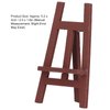 Wooden Dollhouse Accessories, Dollhouse Miniatures, 10 Pcs Dollhouse Easel Detail Design Sturdy Pinewood Multi Purpose Miniature Painting Easel for 1:12 1:6 Scale
