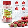 Strawberry Flavored Vitamin B Complex Gummies - B Complex with Vitamin C - Supports Nervous System and Boosts Energy Levels - Assists with Cognitive Function - Great Tasting and Easy to Swallow