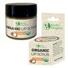 Organic Coconut Lip Scrub – 0.7oz – USDA Organic, Fair Trade, Sugar, Jojoba Oil, Beeswax, Coconut Oil, Calendula Extract