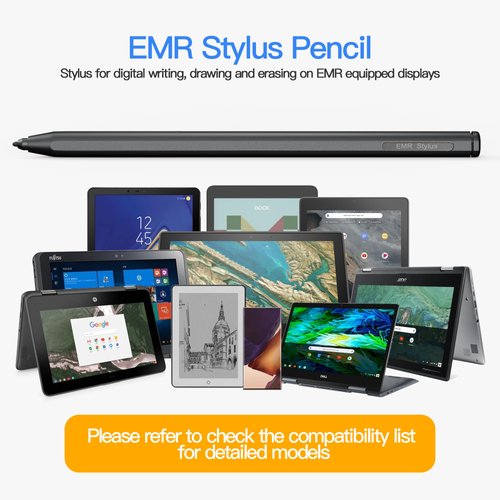 EMR Stylus with Digital Eraser.4096 Pressure-Sensitivity Levels.Upgrade Digital Writing Experience with AWINNER EMR Pen for Digital Writing,Drawing and Erasing On EMR Equipped Displays