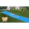 Blue Sea Cow Giant Backyard Waterslide 50 Foot - 2 Inflatable Boogie Boards, Peel-N-Stik Fasteners KIT