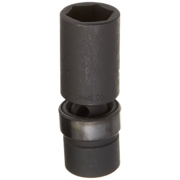 Sunex 222umd 1/2-Inch Drive 22-mm Deep Universal Impact Socket