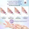 Saviland Professional Acrylic Liquid - 4.06fl oz Non-Yellowing Acrylic Nail Liquid for Acrylic Application DIY Long-lasting Acrylic Nails Carving Nail Extension at Home Salon Use