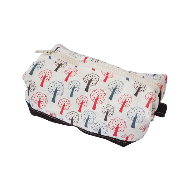 Floral Printed Canvas Makeup Cosmetic Pouch Pen Pouch WAS_06