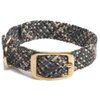 Mendota Pet Double Braid Collar - Brass - Dog Collar - Made in The USA - Camo, 9/16 in x 14 in Junior