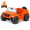 Jeep for Rubber Ducks, 3.5 Inch Jeep Toy Match Most 2 in Rubber Ducks, Jeep Toy for Jeep Dashboard Decorations Accessory Jeep Duck Collection Christmas Birthday Gifts (Orange)