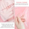 UPIQNG 100Pcs Face Mask Sheet Plastic Disposable Facial Mask Evaporation Prevent Moisturizing Facial Mask Sheet Transparent Face Wrapped Paper DIY Masks Supplies