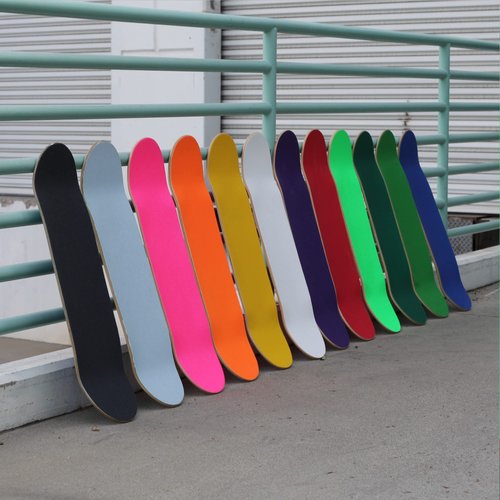 TURBO 9 x 33 Inch Skateboard Grip Tape Sheet Black