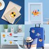 WATINC 45pcs Make Your Own Planet Stickers Games, 9 Planets Solar System Birthday Party Favor Stickers for Kids, DIY Outer Space Make a Face Sticker for Children, Craft Kit Toy for Kids Party Supplies