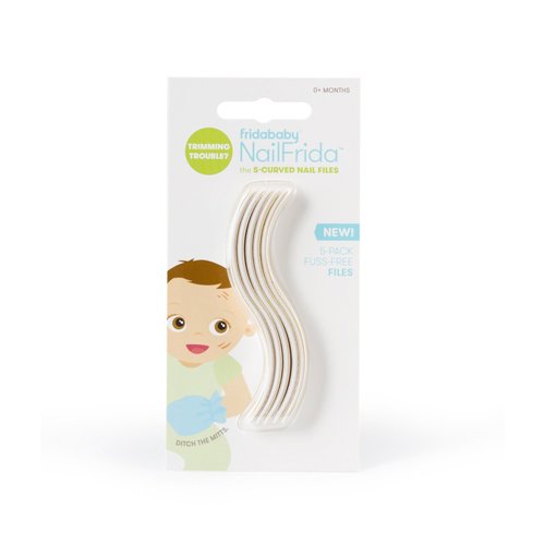 Frida Baby NailFrida The S-Curved Baby Nail Files, Nail Trimmer for Baby, Designed for Small Fingers, 5 Count