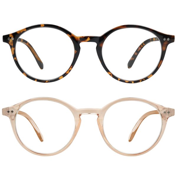 Blue Light Blocking Glasses for Women Men Vintage Computer Glasses Anti Eyestrain Blue Light Blocker Eyeglasses