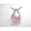 Generic Spotted pink blue white hair claw clip for medium fine hair