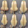 18Inch 613 Blonde Lace Front Wig Human Hair 13x4 Lace Frontal Straight Wigs Human Hair Pre Plucked with Baby Hair 150% Density Transparent Lace Frontal Straight Wigs for Woman with Natural Line