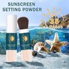 Mineral Sunscreen Powder SPF Powder for Face Oil Control Long Lasting Sunscreen Powder for Face Natural Light Breathable Translucent Powder Setting Powder Makeup #01 Translucent