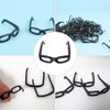 Toddmomy 60Pcs Mini Doll Sunglasses Doll Dress up Glasses Mini Black Eyeglasses for Dolls Costume Accessories