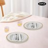 Clear Charger Plates Set, 25 PCS Round Serving Tray, 12in Reusable Serving Tray, Wedding Decoration Serving Tray, Patterned Snack Tray, Embossed Serving Tray for Table Dinner Kitchen Party Decoration