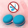 Sports Vision's 3 Pieces New Macaroon Dark Blue Contact Lens Storage/Soaking Case CE Marked