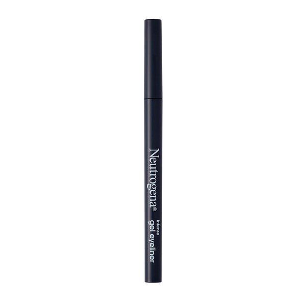 Neutrogena Intense Gel Eyeliner with Antioxidant Vitamin E, Smudge- & Water-Resistant Eyeliner Makeup for Precision Application, Smokey Gray, 0.004 oz