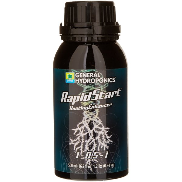 General Hydroponics RapidStart, Plant Food, 1-0.5-1, 500 mL.