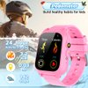 OVV Kids Waterproof Smart Watch with 26 Games 1.44'' Touchscreen HD Camera Pedometer Recorder Music Player Alarm Clock Calculator Educational Wrist Watch for Age 3-10 Girl Boy Learning Toy (Pink)