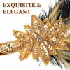 Beaupretty Flapper Headband Roaring 1920s Gatsby Costume Headwear Sequin Wedding Headpiece for Women