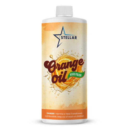 Stellar Chemicals - All-Natural, Cold Pressed Concentrated Orange Oil for Home and Outdoor Multi-Purpose Cleaning- Hundreds of Uses - 32 fl Oz. - 1 Quart