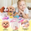 SUPERGFS Plush Toys Puppy Electronic Toy Walking and Barking Dogs Tail Wagging Interactive Dog Toy for Kids Christmas Birthday Gift for Toddlers Girls 3 4 5 6 Year Old
