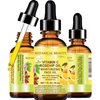 Botanical Beauty VITAMIN C ROSEHIP OIL Moisturizing Face Oil Anti-aging, Regenerating and Nourishing 20% Vitamin C, Pure Rose Hip Oil 1 Fl. Oz - 30 ml