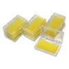 Element Dental Orthodontic Wax - Premium Orthodontic Wax Strips, Storage Case Included, Food Grade Ortho Brace Wax (Pack of 10, Yellow/Lemon)