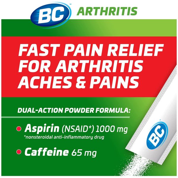 Bc Arthritis Formula Pain Reliever Powders 6 ea (Pack of 12)