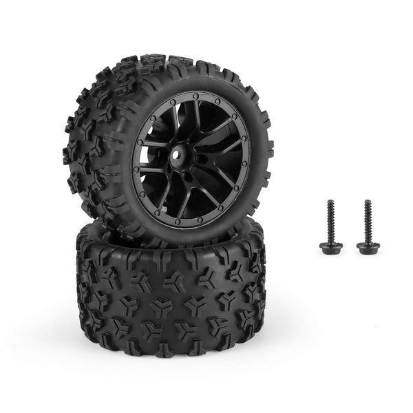 RC Car Spare Parts Truck Wheels Complete(Front/Rear) 2pcs Apply to 2020 New Version 18859 M1820