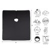 Cricket NeoSupreme All Purpose Hairstylist Cape for Clients Adults, Metal Snap Neck Closure Haircut Hair Color Cape, Black