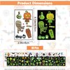 10 Sheets Halloween Luminous Temporary Tattoos,Cute Glow in the Dark Halloween Tattoos for Kids,Waterproof Fake Face Tattos Stickers for Halloween Party Favors,Trick or Treat Goodie Bags Fillers