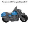 Imaginext Replacement Part for Fisher-Price Jurassic World Dinosaur Playset - HMJ79 ~ Replacement Gray and Blue Motorcycle ~ Wheels Move