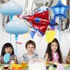 BIEUFBJI 42" Fighter Jet Airplane Ballons Cartoon Airplane Birthday Party Decorations Airplane Aviator Adventure Themed (7Pcs)